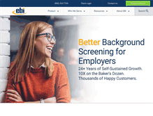 Tablet Screenshot of ebiinc.com
